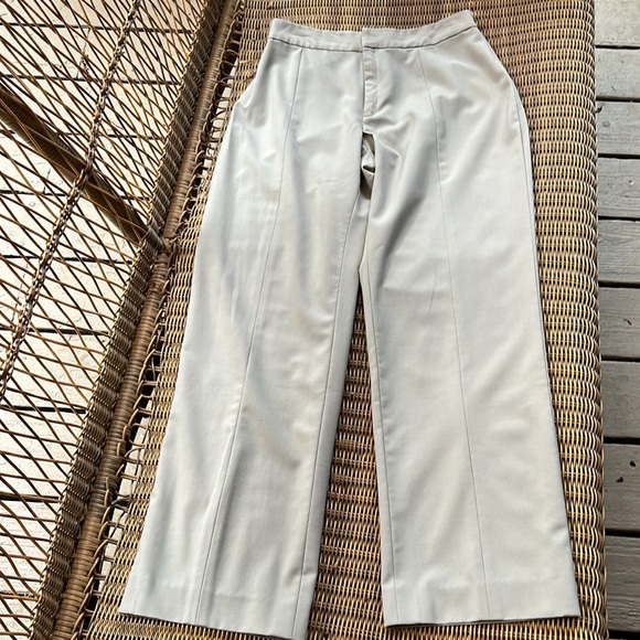 Beige business trousers, office pants petite - Picture 7 of 7
